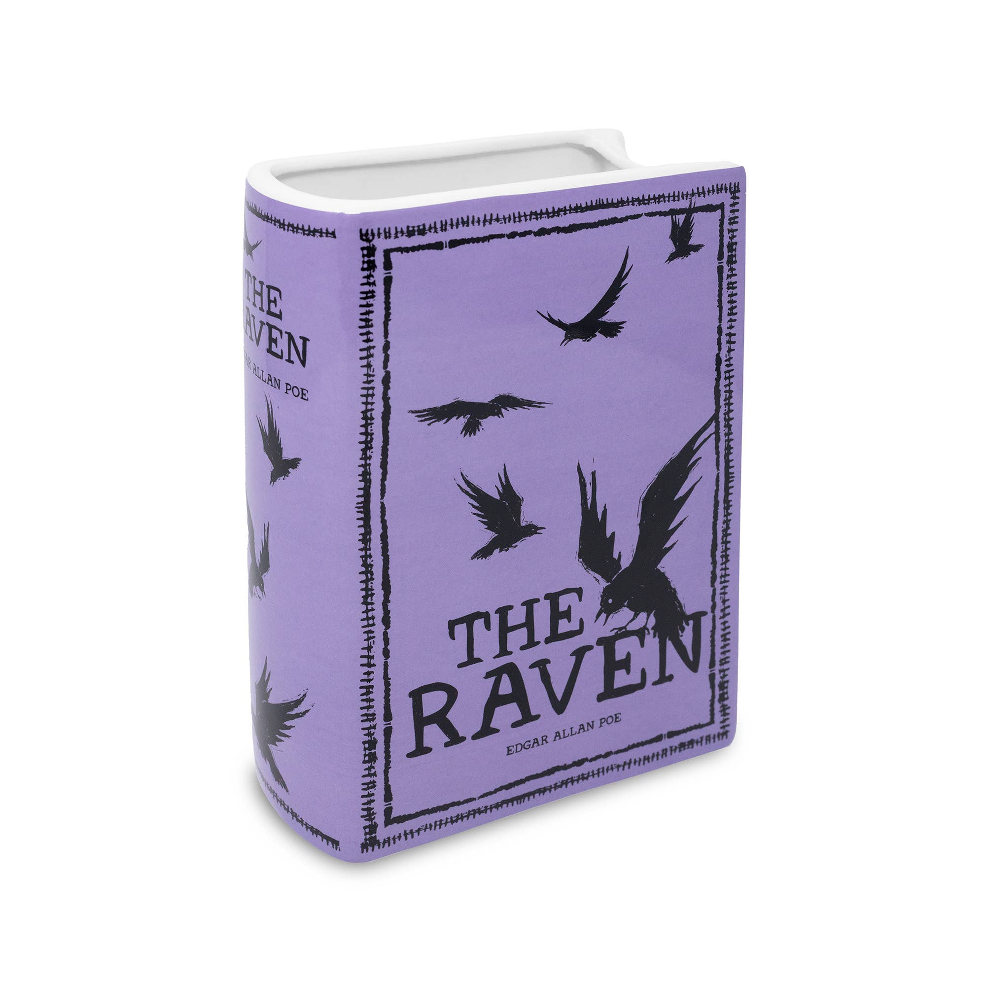The Raven Purple Large Book Vase