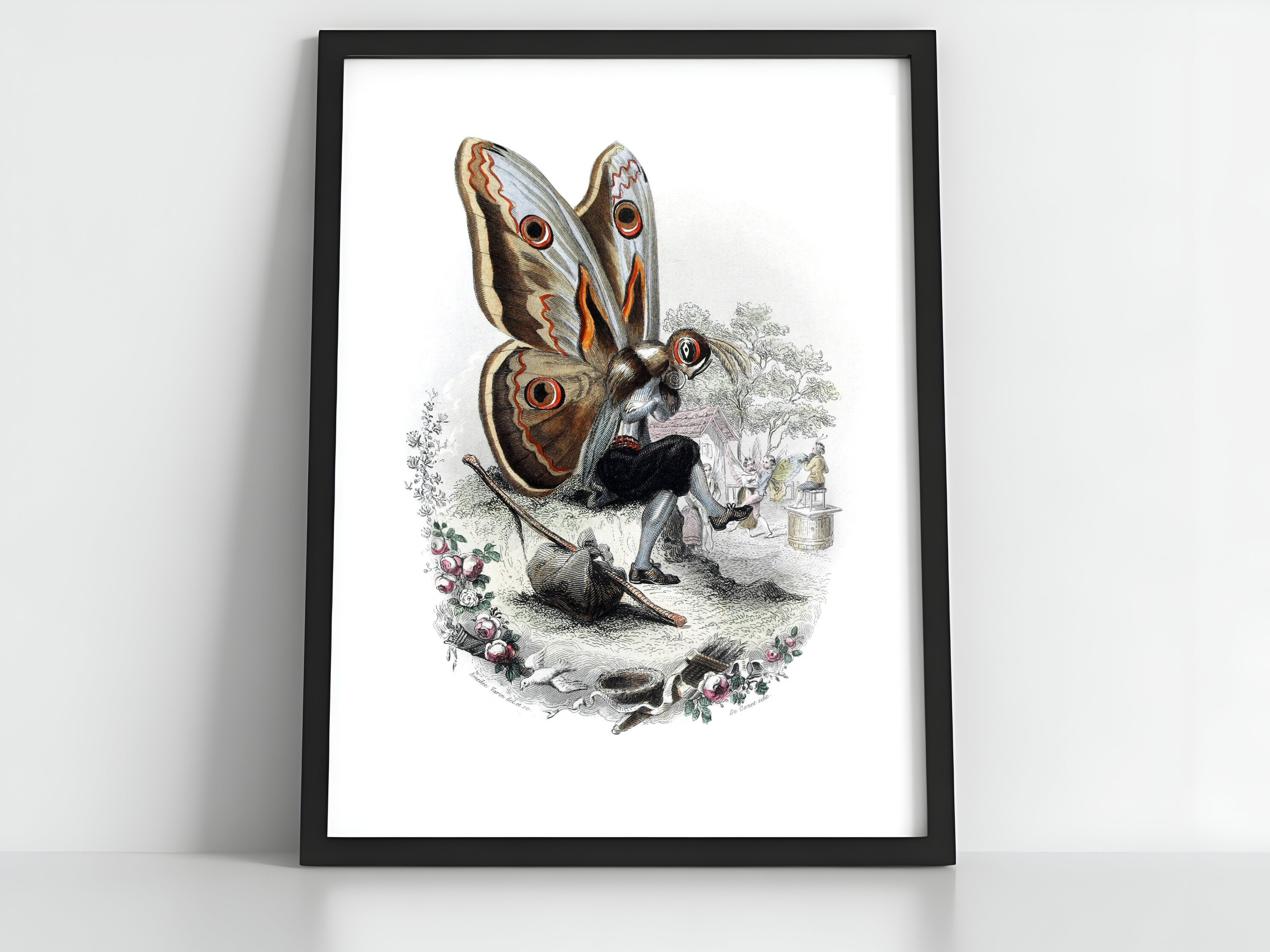 A Traveler Seated by the Road