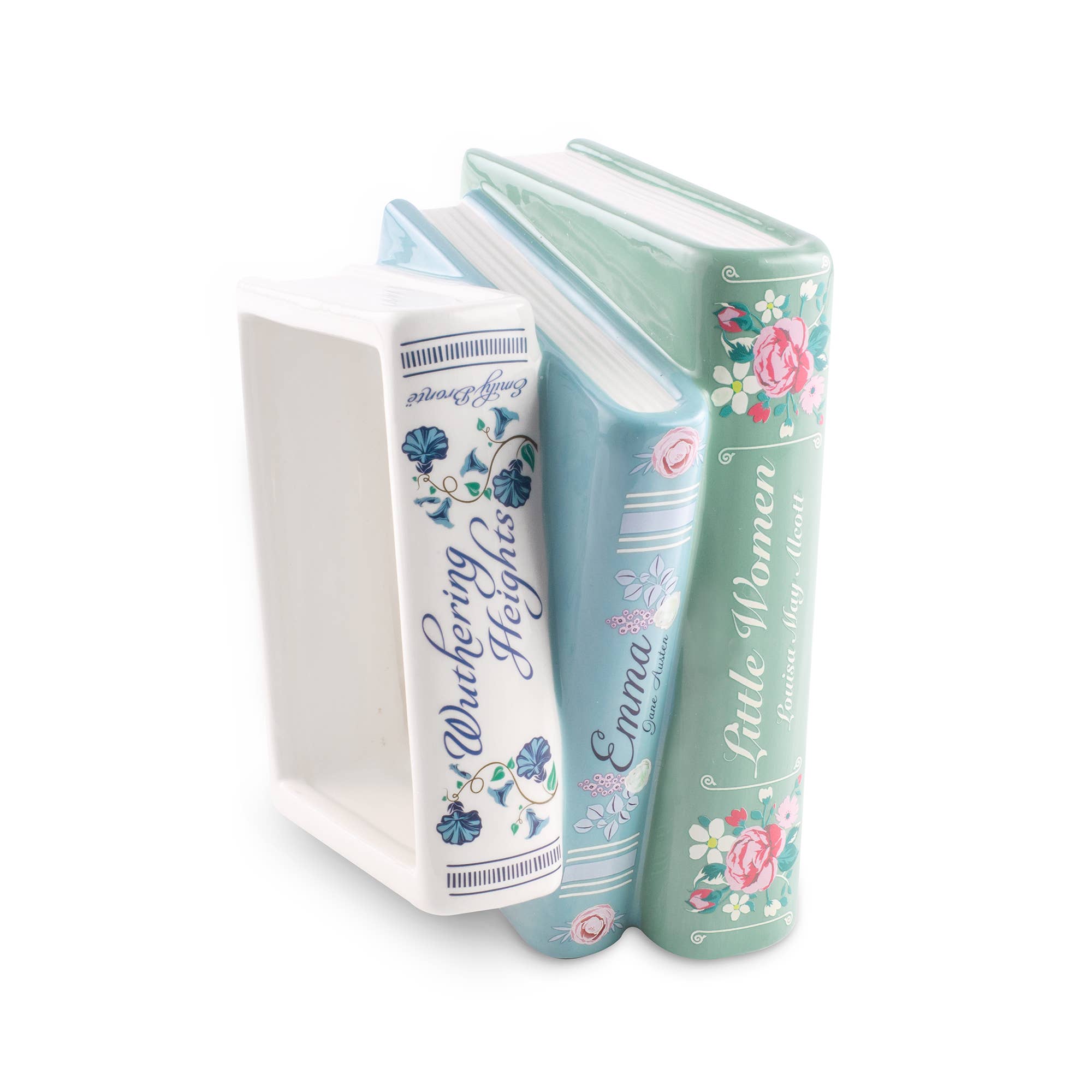 Victorian Romance Stacked Books Planter