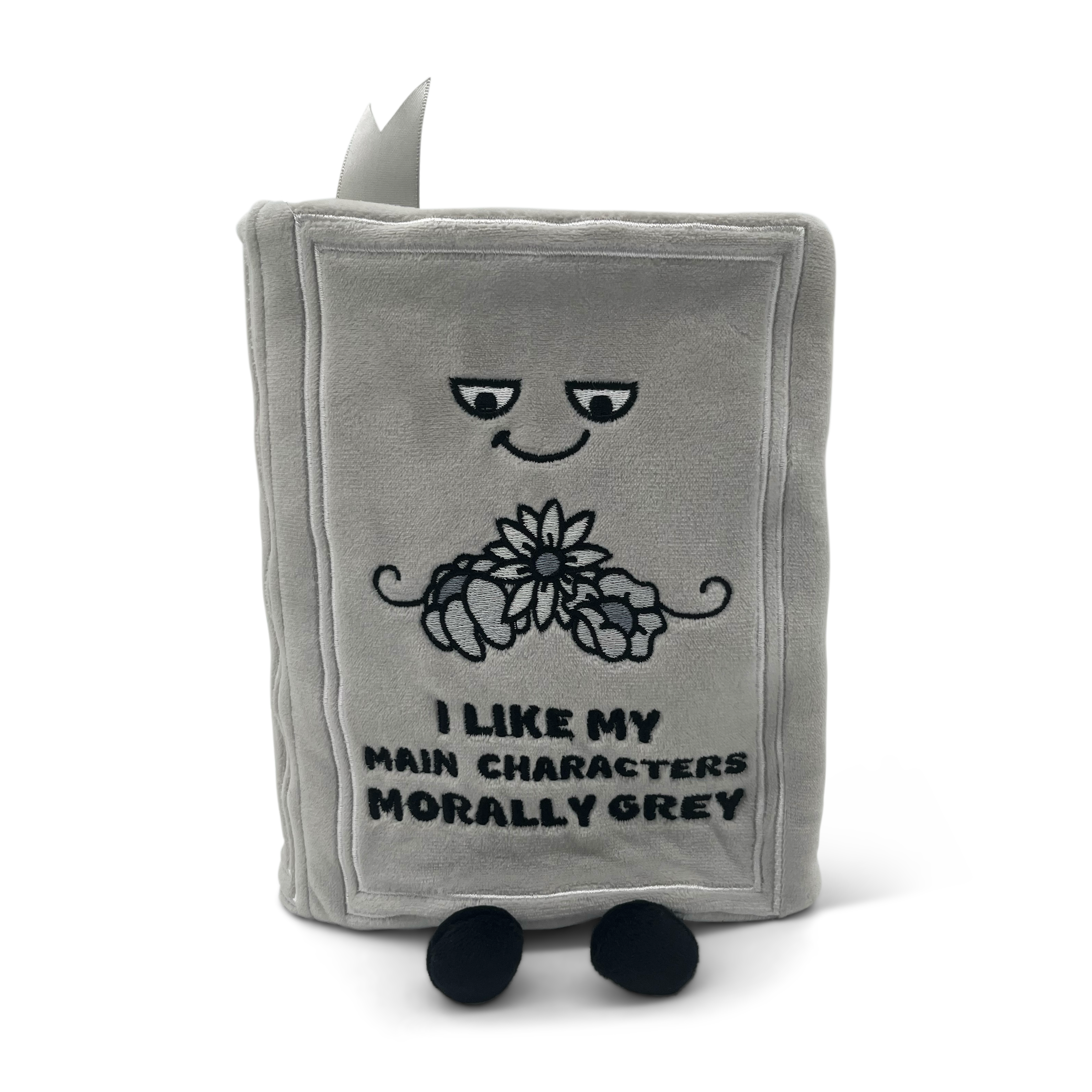 "I Like My Main Characters Morally Grey" Book Plush