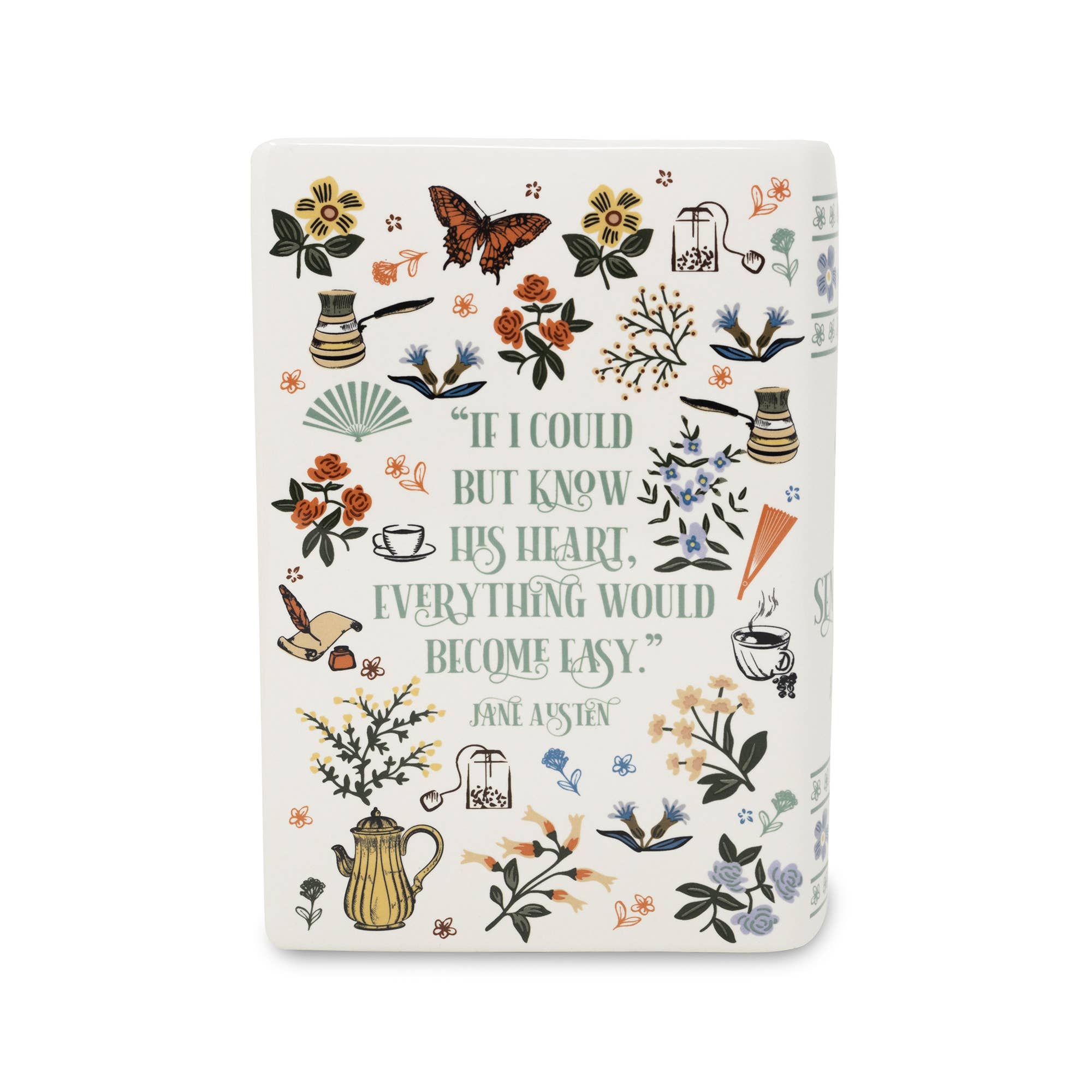 Sense and Sensibility Large Book Vase