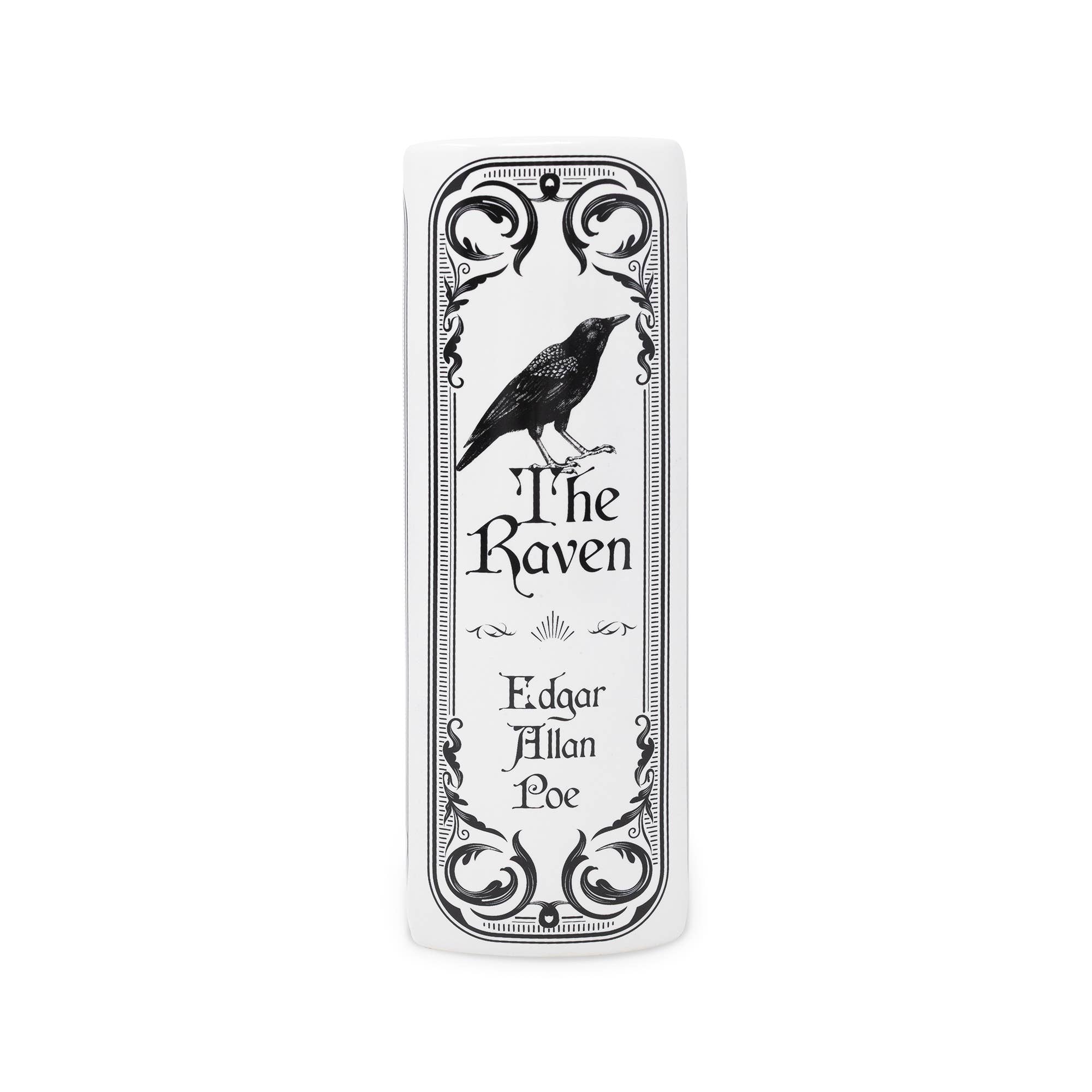 The Raven White Large Book Vase